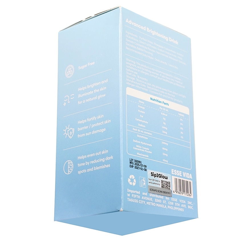 SIP2GLOW Advance Brightening Drink But 1 Take 1