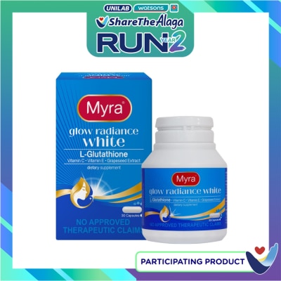 MYRA WHITE MYRA Glow Radiance White Bottle 30 Capsules image