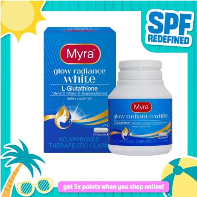 MYRA WHITE - MYRA Glow Radiance White Bottle 30 Capsules