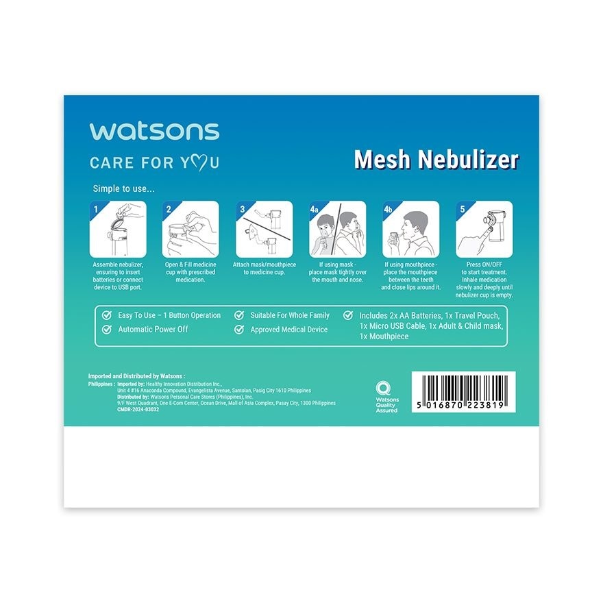 WATSONS Mesh Nebulizer