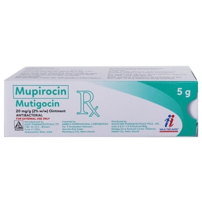 MUTIGOCIN - MUTIGOCIN 20mg/g 5g [PRESCRIPTION REQUIRED]