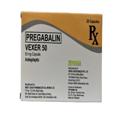 VEXER VEXER 50mg Capsule Sold Per Piece [PRESCRIPTION REQUIRED]