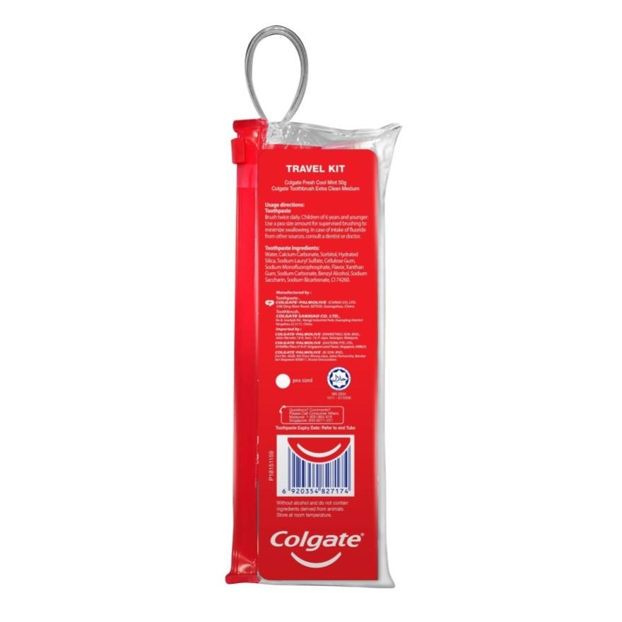 COLGATE Extra Clean Toothbrush Travel Kit