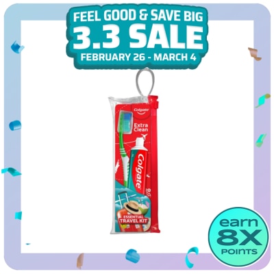 COLGATE COLGATE Extra Clean Toothbrush Travel Kit
