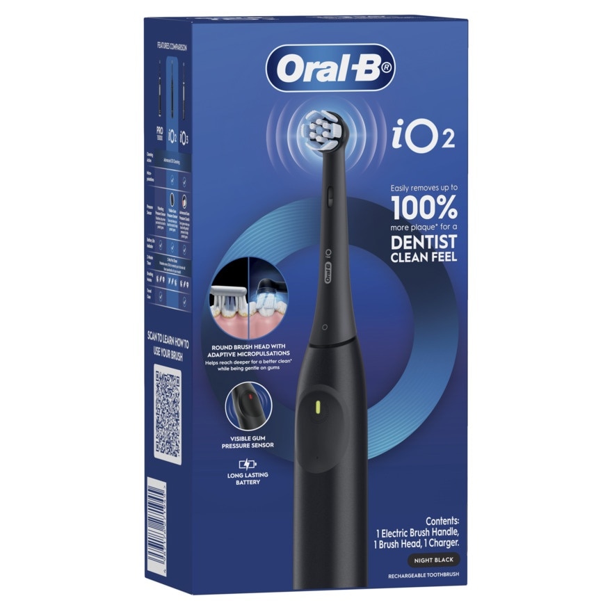 ORAL B iO2 100% Dentist Clean Feel Handle