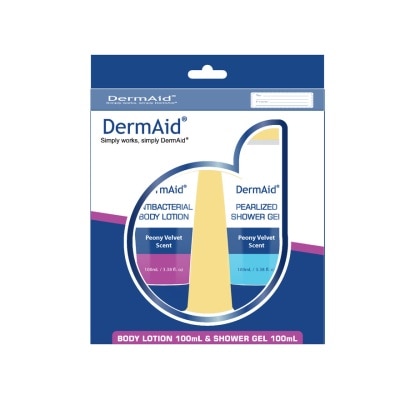DERMAID DERMAID Antibacterial Body Lotion and Pearlized Shower Gel 100ml