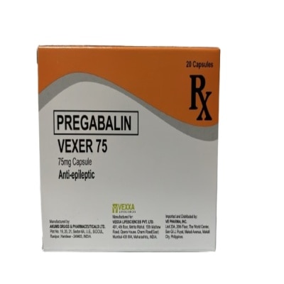 VEXER, VEXER 75mg Capsule Sold Per Piece [PRESCRIPTION REQUIRED ...