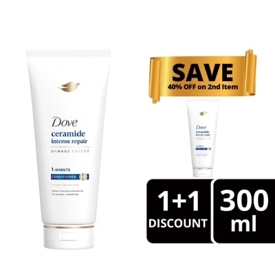 DOVE - DOVE Ceramide Intense Repair Conditioner 300mL Buy 1 Get 2nd at 40% off