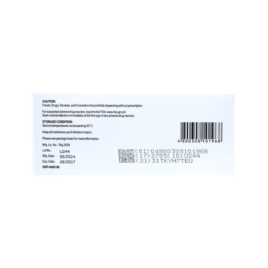 NORPRIEXIA 450mg/35mg Film Coated Tablet Sold Per Piece [PRESCRIPTION REQUIRED]