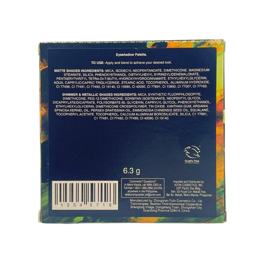 AVON Ultra Eyeshadow Palette Earths