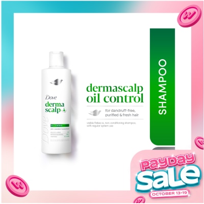DOVE DOVE Derma Scalp+ Oil Control Shampoo 185ml image