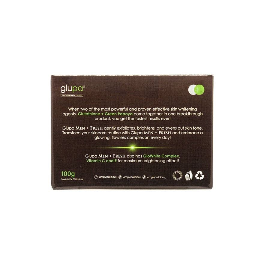 GLUPA Men + Fresh Face & Body Bar 100g