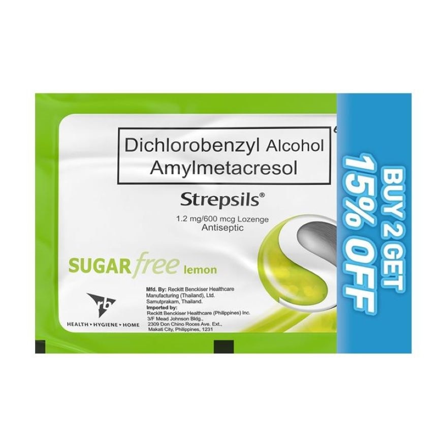 STREPSILS Sugarfree Lemon 6s Buy 2 Get 15% Off image