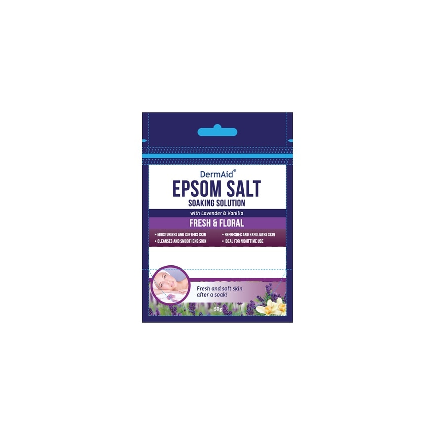 DERMAID Epsom Salt Lavender & Vanilla 50g