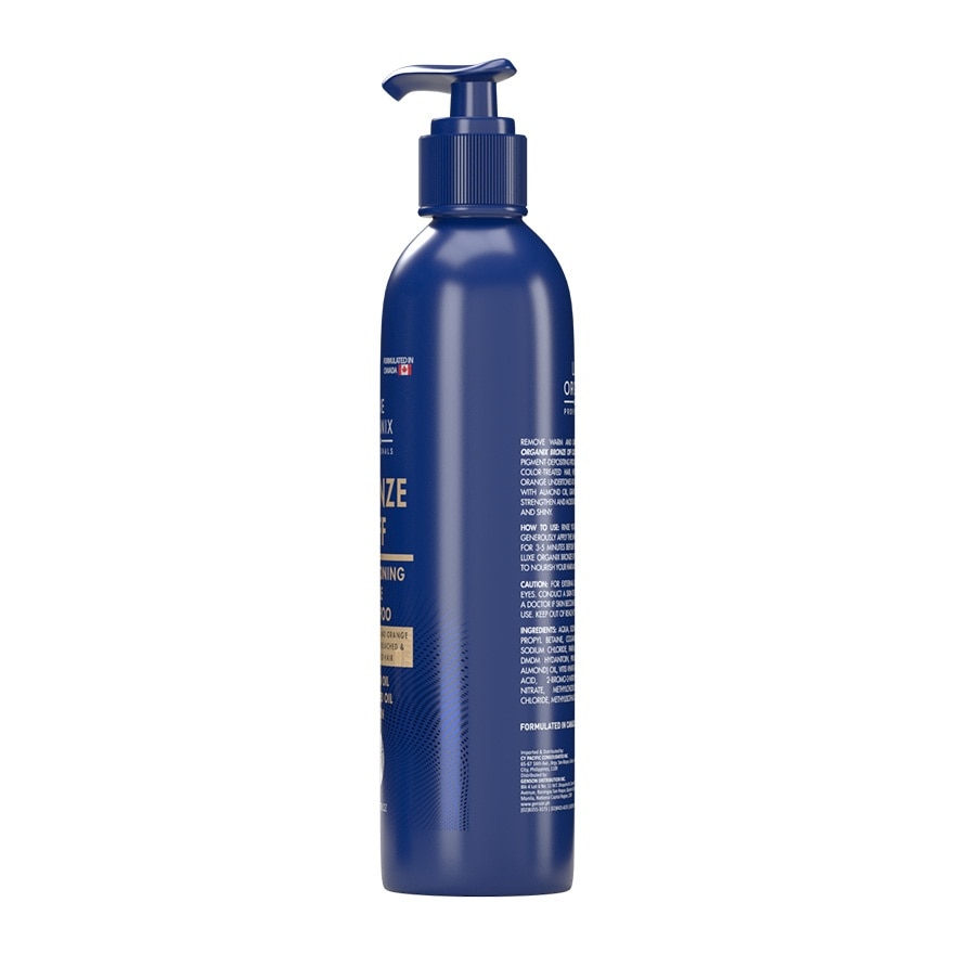 LUXE ORGANIX Bronze Off Color Toning Blue Shampoo 270ml