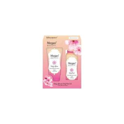 MEGAN MEGAN Body Lotion and Body Mist Set Cherry Blossom Serene