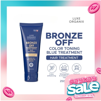 LUXE ORGANIX LUXE ORGANIX Bronze Off Color Toning Blue Treatment 250ml image
