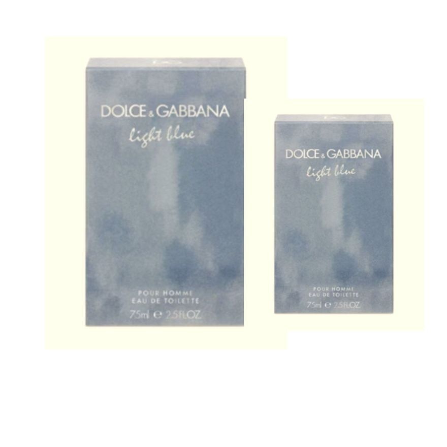DOLCE GABBANA Light Blue Eau De Toilette 125ml x 40ml