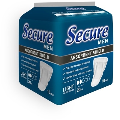 SECURE SECURE Men Absorbent Shield Light Incontinence 20ml