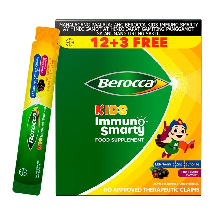 BEROCCA Kids Immuno Smarty 12+3 Free Pack image