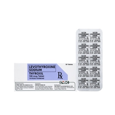 THYROXIL - THYROXIL 100 mcg Tablet Sold Per Piece [PRESCRIPTION REQUIRED]