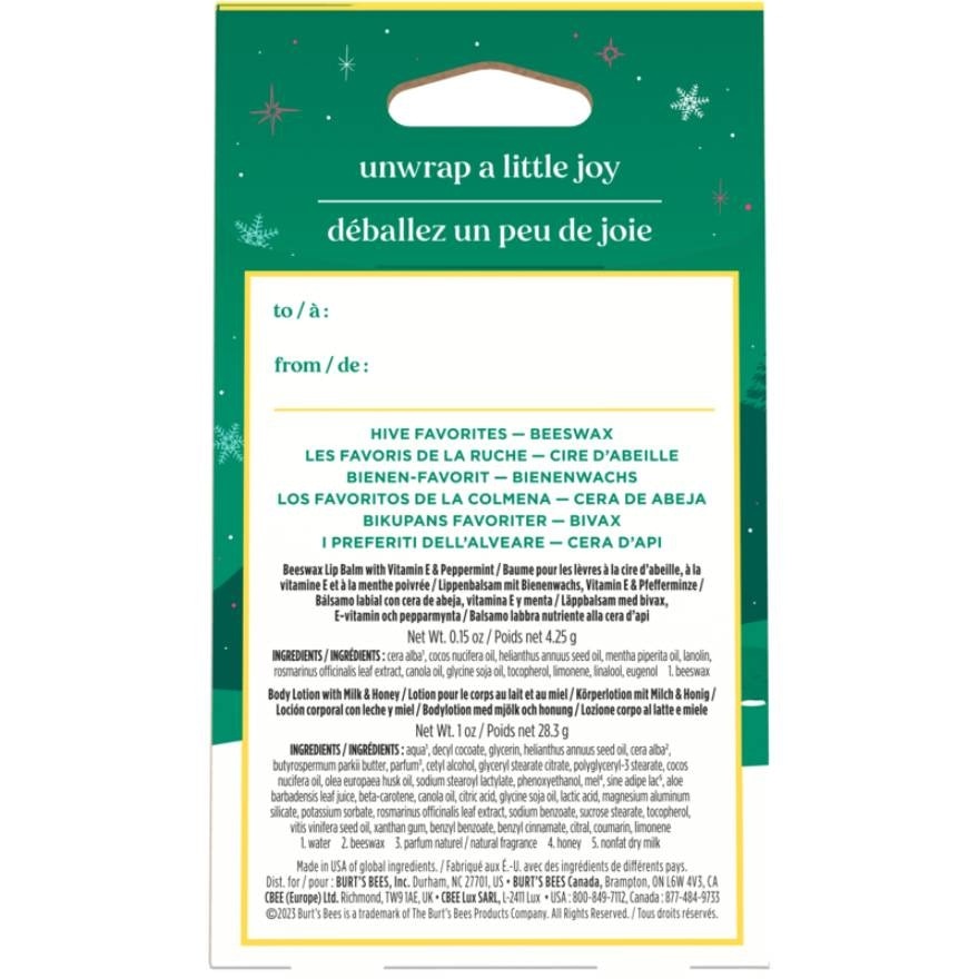 BURTS BEES Hive Favorites Beeswax Gift Set