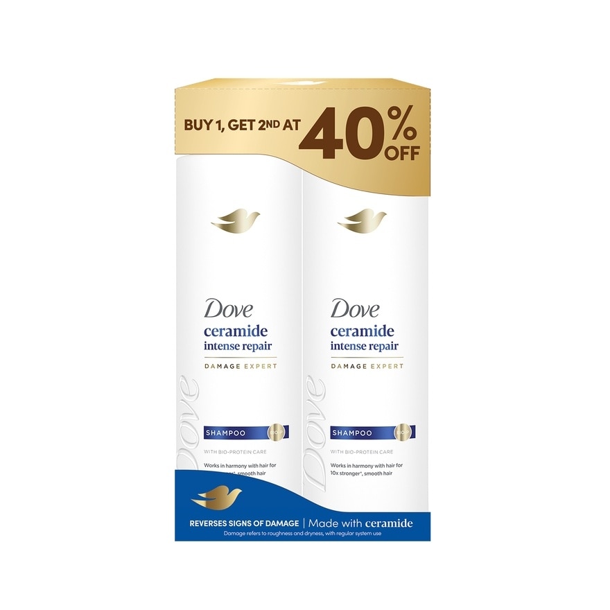 DOVE Ceramide Intense Repair Shampoo Bundle 300ml image