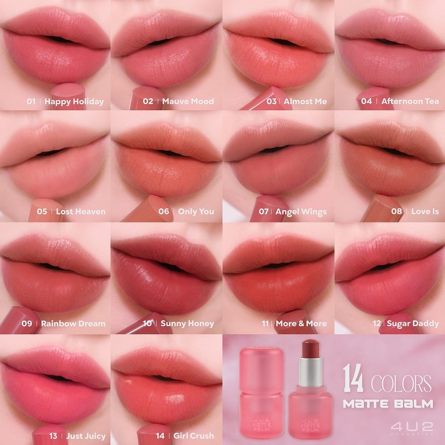 4U2 Matte Balm 4.6g 07 Angel Wings
