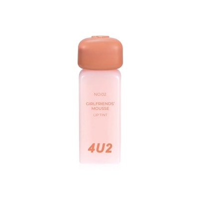 4U2 4U2 Girlfriends' Mousse Lip Tint 3g 02 Almond Cake
