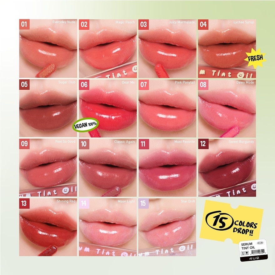 4U2 Serum Tint Oil 3g 11 Most Favorite