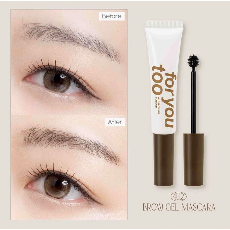 4U2 Brow Gel Mascara 7g 01 Natural Brown