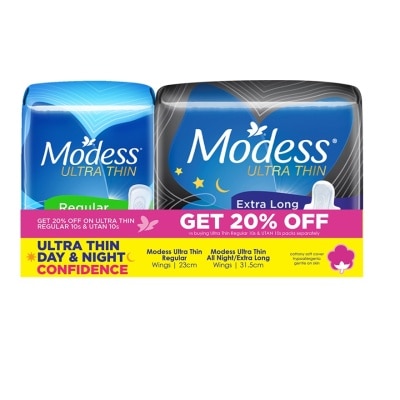 MODESS MODESS Ultra Thin Regular & Extra Long Bundle