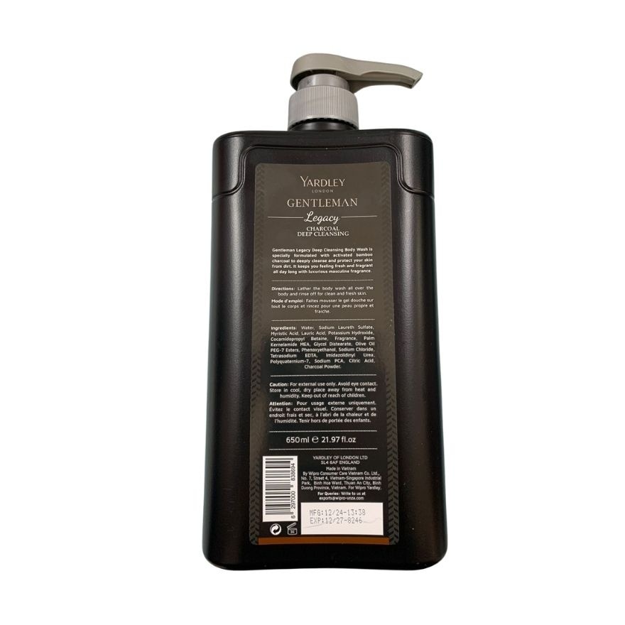 YARDLEY Shower Gel Gentleman Legacy 650ml