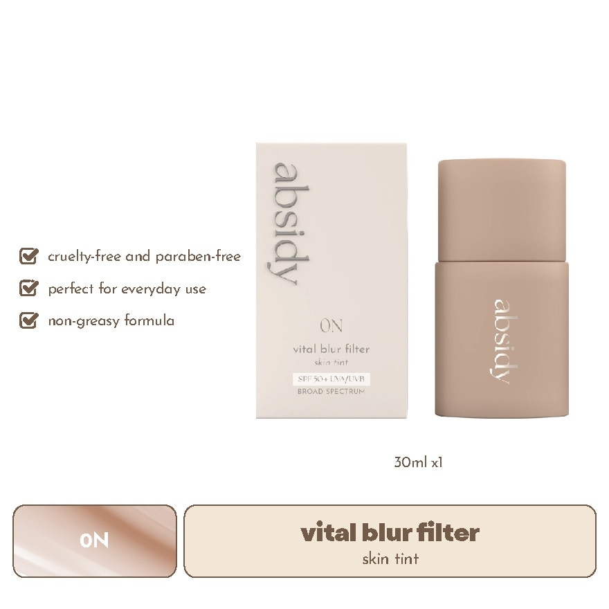 ABSIDY Vital Blur Filter Skin Tint 0N 30ml