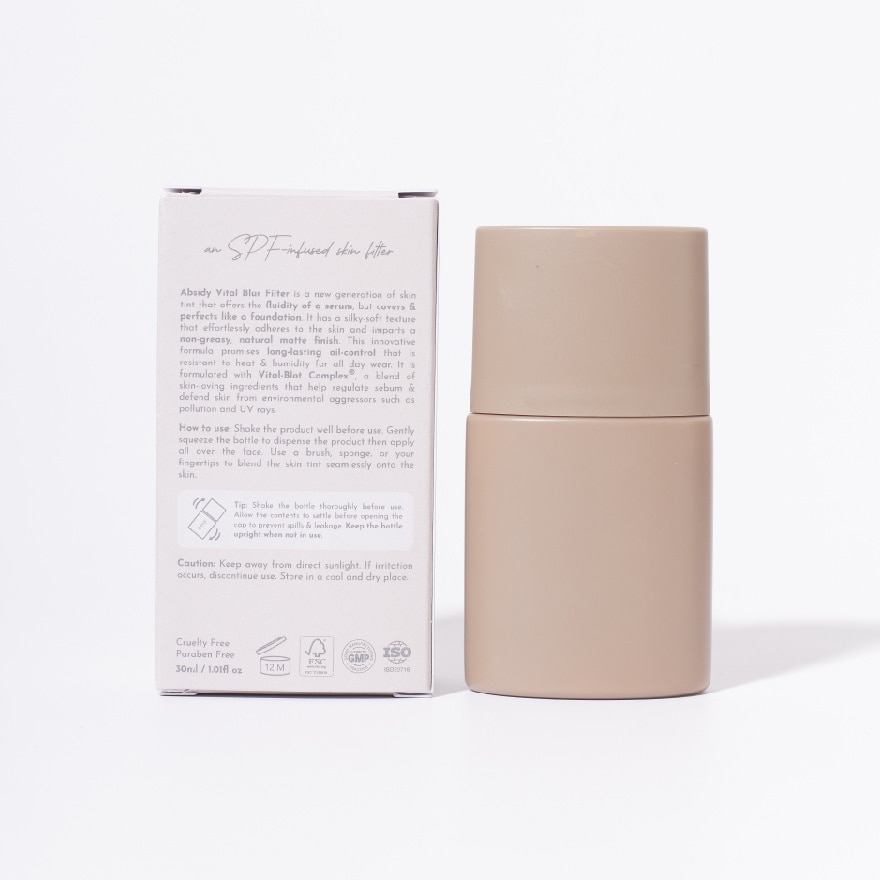 ABSIDY Vital Blur Filter Skin Tint 1.5N 30ml