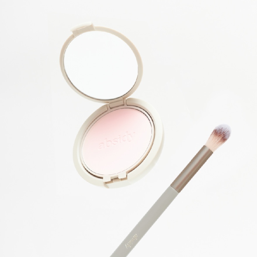 ABSIDY Complexion Blur Powder Petal 10.5 with Free Tapered Setting Face Brush
