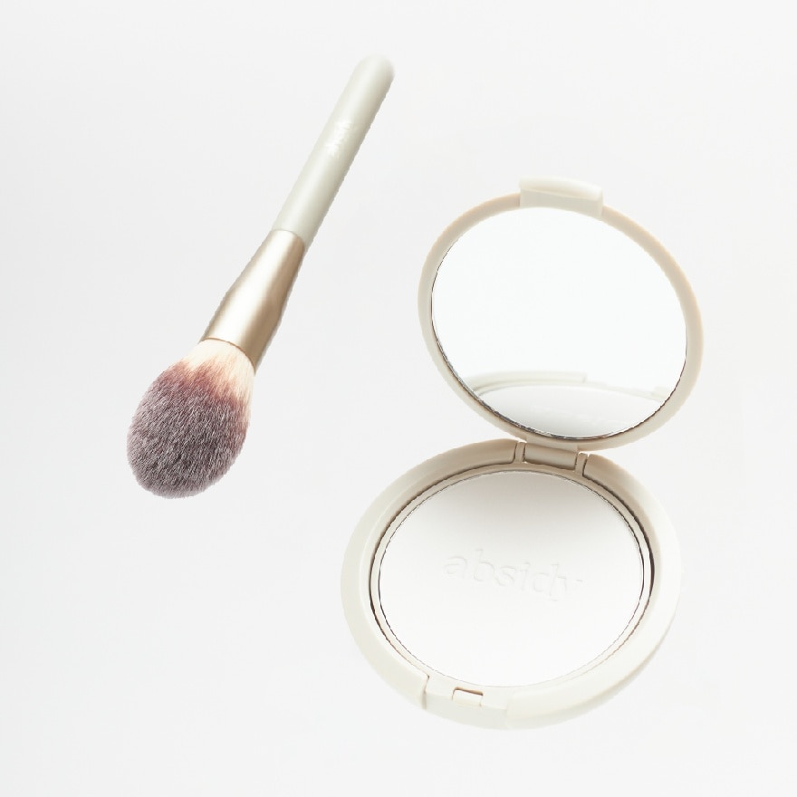 ABSIDY Complexion Blur Powder Milk 10.5 with Free Tapered Setting Face Brush