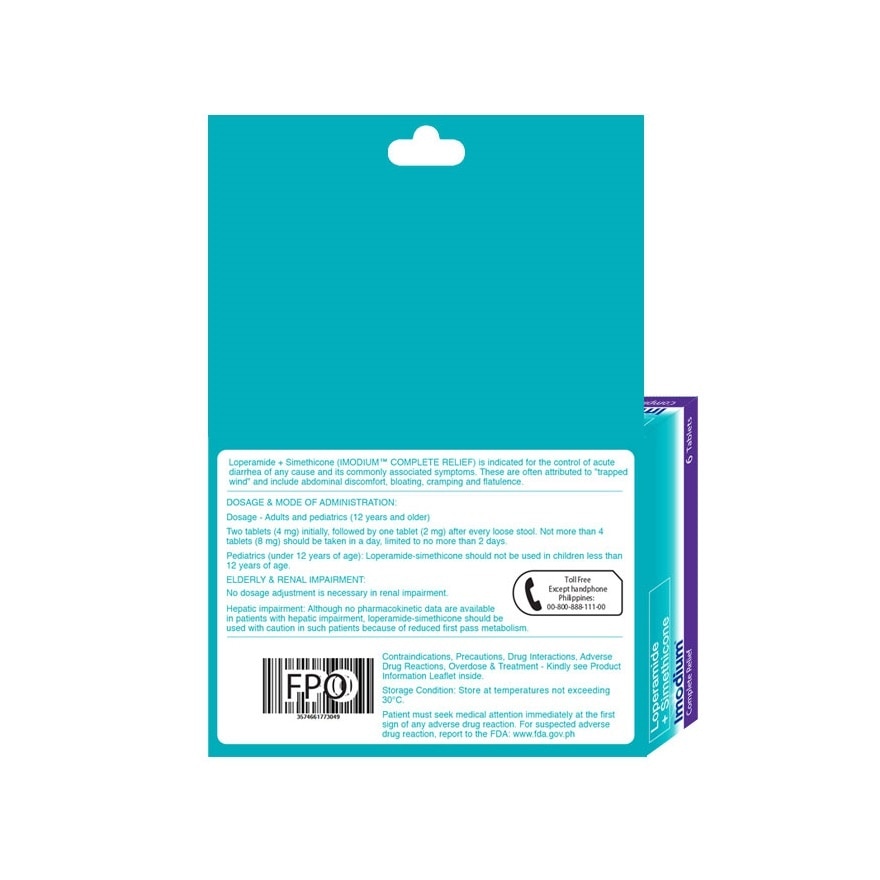 IMODIUM Complete Relief 6s