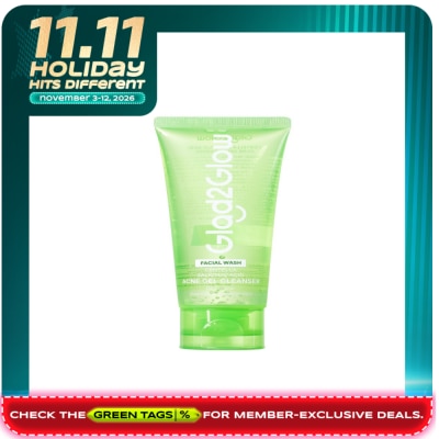 GLAD2GLOW GLAD2GLOW Centella Salicylic Acid Acne Gel Cleanser 70ml image