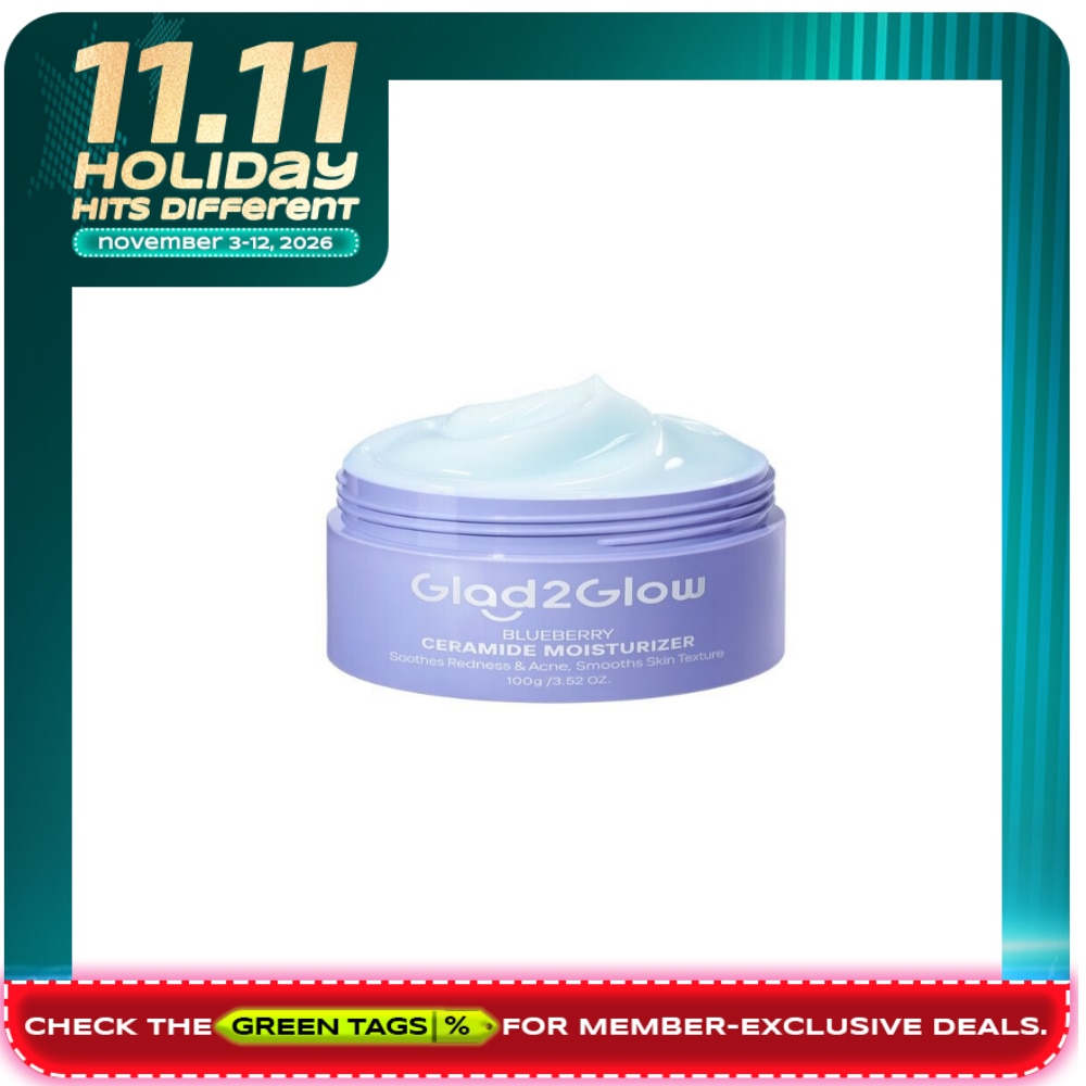 GLAD2GLOW Blueberry Ceramide Moisturizer 30g image