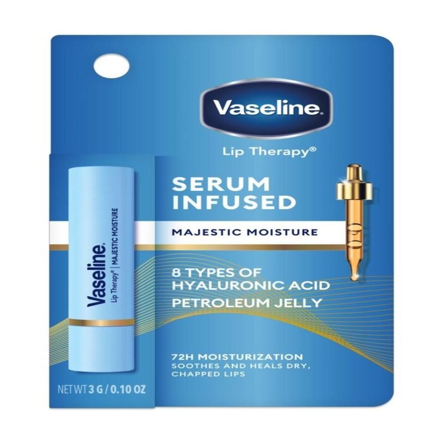 VASELINE Serum Infused Lip Balm HA Majestic Moisture 3g