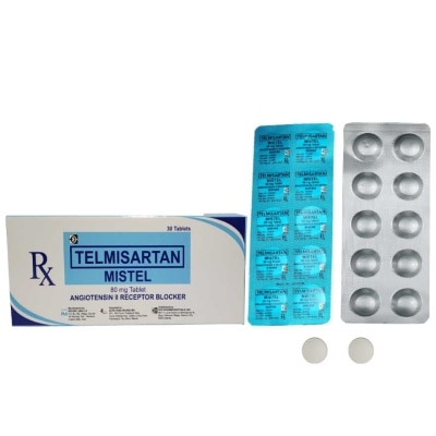 MISTEL MISTEL Telmisartan 80mg Sold Per Piece [PRESCRIPTION REQUIRED]