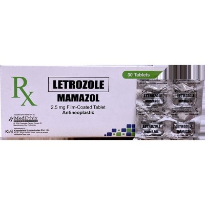 MAMAZOL - MAMAZOL 2.5mg Film Coated Tablet Sold Per Piece [PRESCRIPTION REQUIRED] image