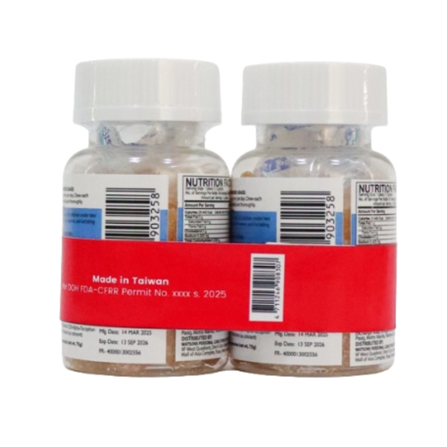 WATSONS Glutathione Gummies Bottle for Adult Buy 1 Get 1 Promo