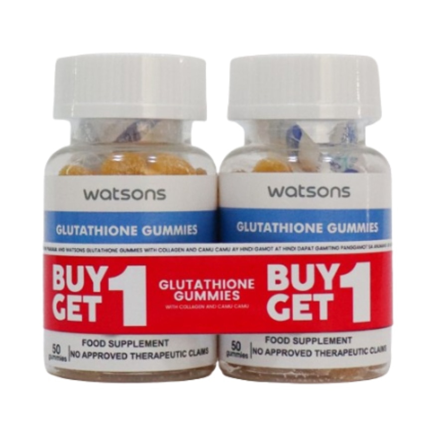 WATSONS Glutathione Gummies Bottle for Adult Buy 1 Get 1 Promo
