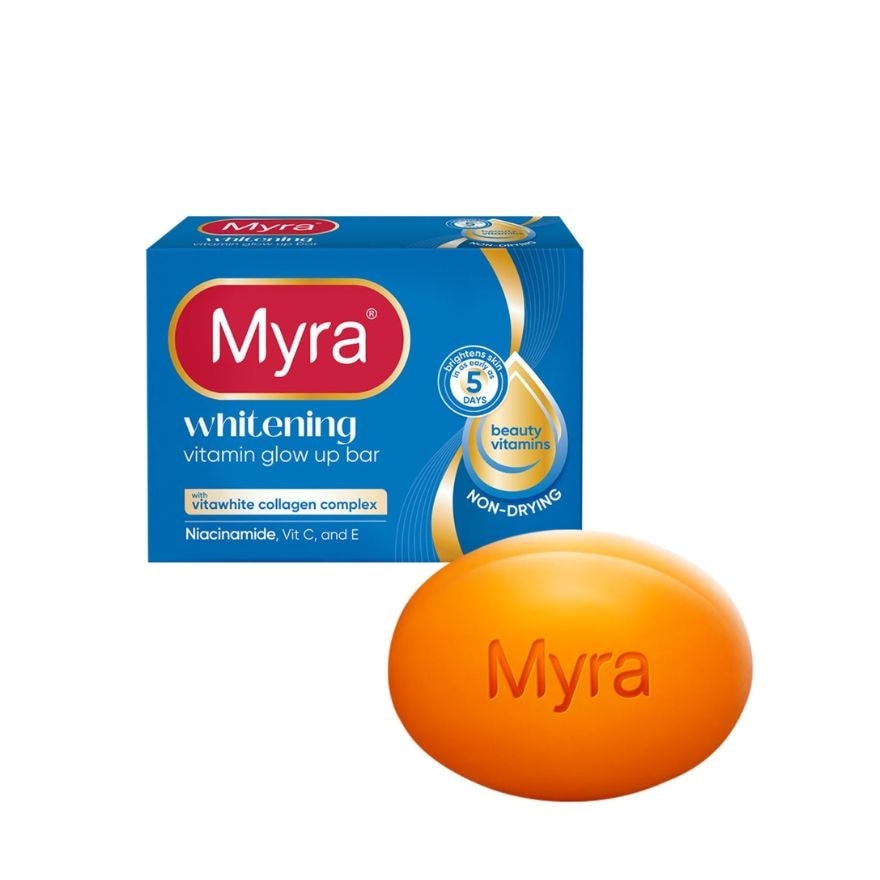MYRA Whitening Glow-up Bar Soap 90g