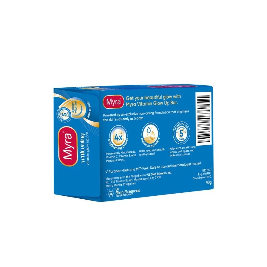 MYRA Whitening Glow-up Bar Soap 90g