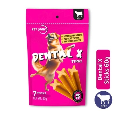 PETLOGIC - PETLOGIC Dental X Dental Sticks Beef 60g
