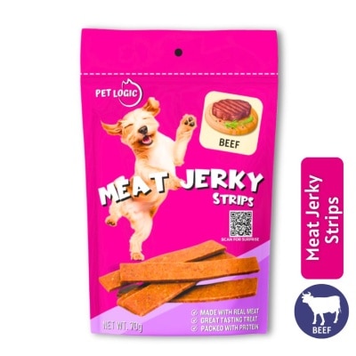 PETLOGIC PET LOGIC Meat Jerky Strips Beef 70g