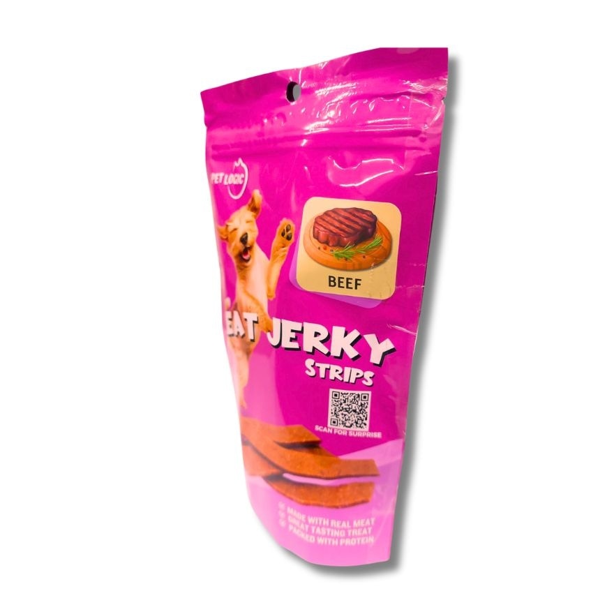 PET LOGIC Meat Jerky Strips Beef 70g